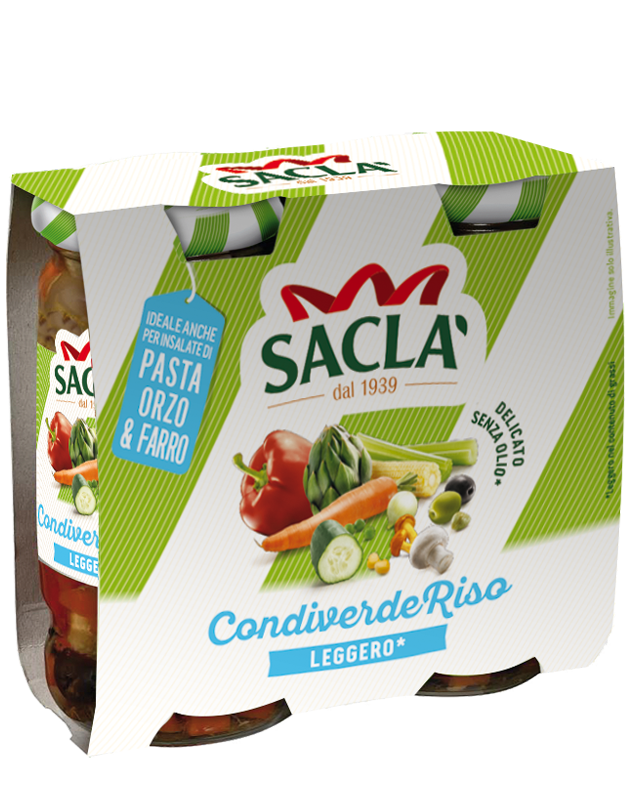 SACLA' CONDIVERDE RISO LIGHT 290 GR X2 (6 in a box)