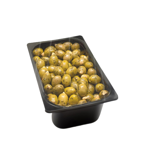 MICCIO OLIVES PITTED WITH ALMONDS 2 KG (1 in a box)
