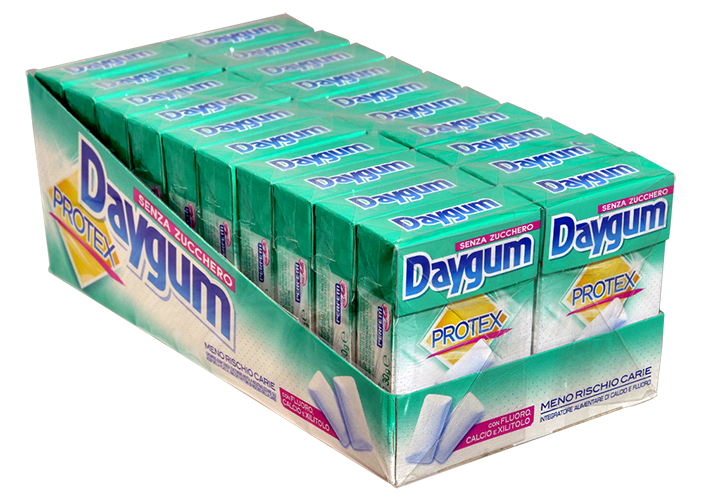 DAYGUM CHEWING GUM PROTEX 60 GR (20 in a box)