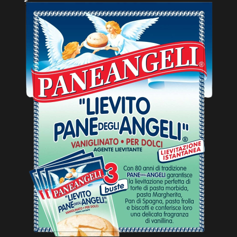 PANEANGELI YEAST VANILLA FOR CAKES 16 GR X3 48 GR (50 in a box)