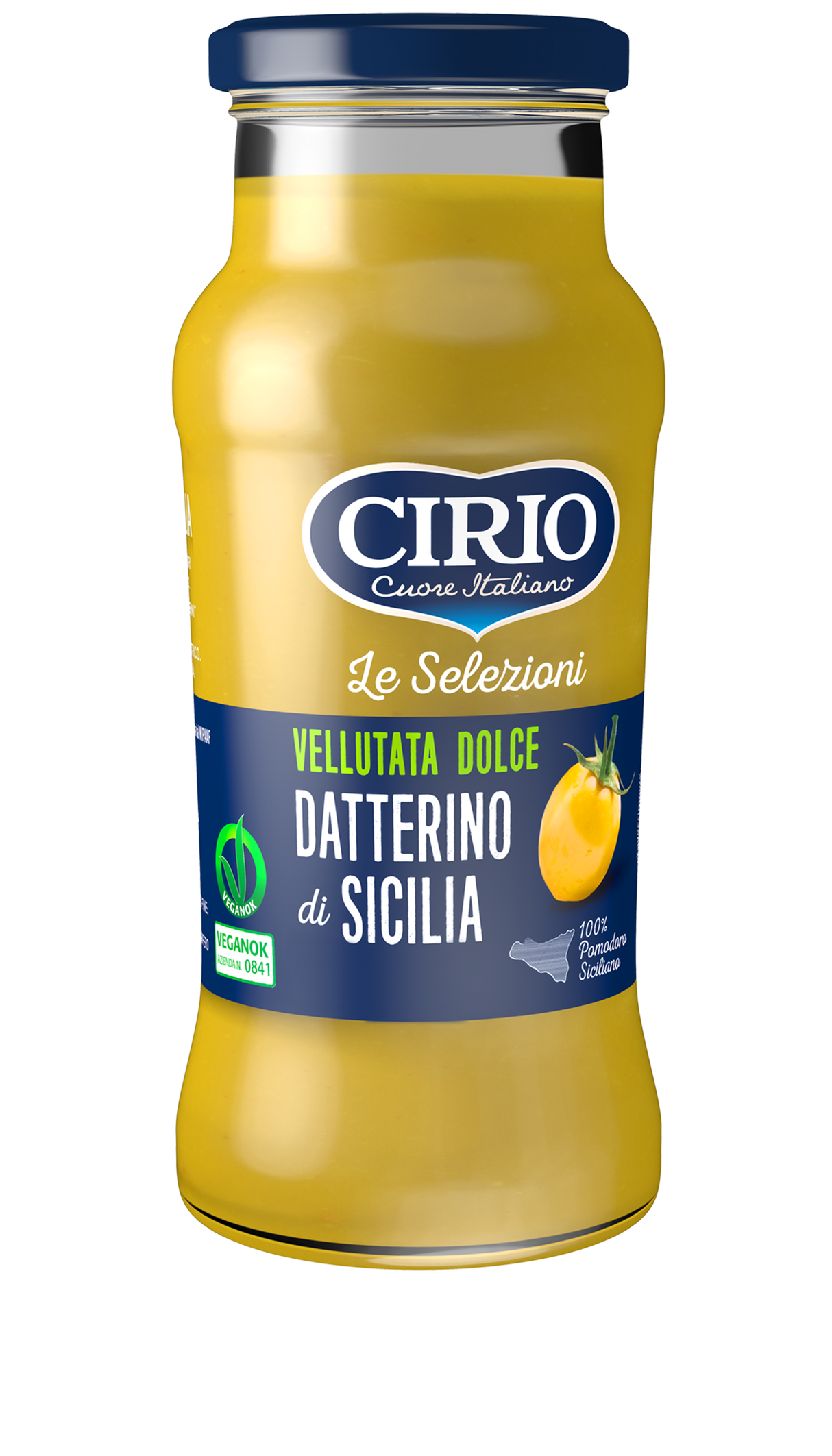 CIRIO SELEZIONI PASSATA VELLUTATA DOLCE DATTERINO DI SICILIA GIALLO BIO 350 GR (12 in a box)