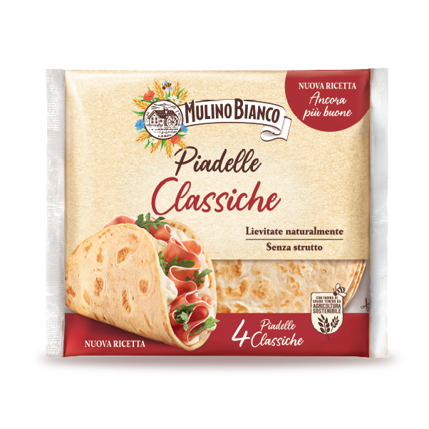 MULINO BIANCO BAKERY PIADELLE CLASSICHE X4 300 GR (12 in a box)