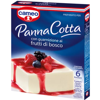 CAMEO PREPARED FOR PANNA COTTA BERRY 107 GR (8 in a box)