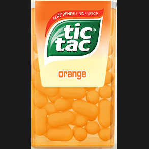 TIC TAC CONFETTI ORANGE ASTUCCIO 18 GR (24 in a box)