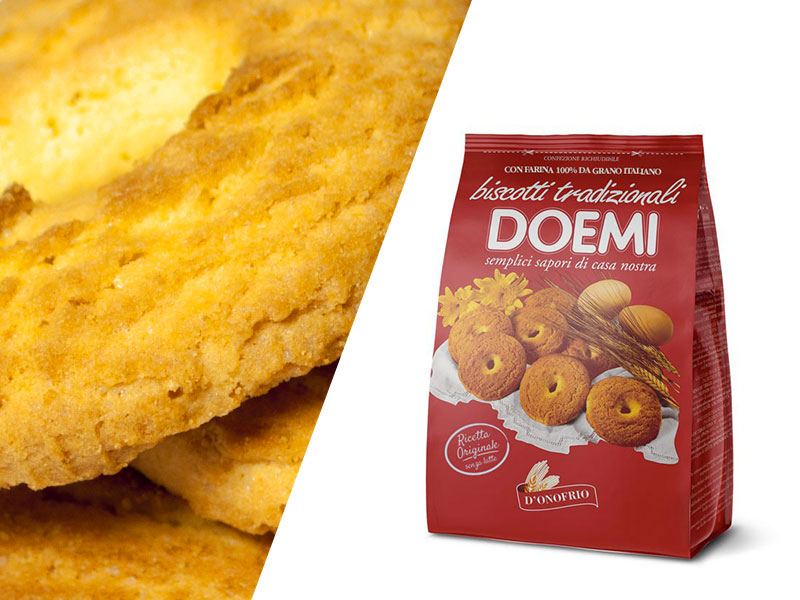 DOEMI BISCOTTI TRADIZIONALI UOVA 500 GR (12 in a box)