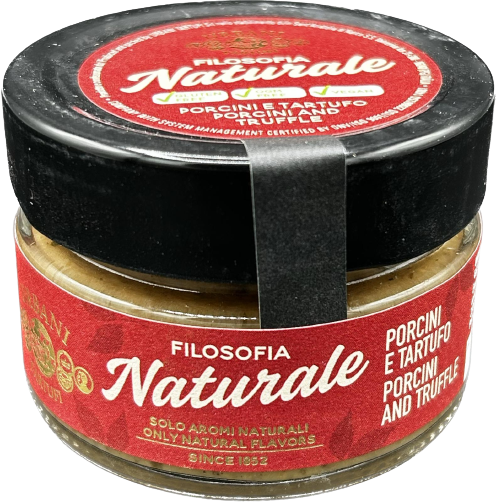 URBANI TARTUFI NATURALE PASTA SAUCE TRUFFLE AND PORCINI MUSHROOMS 50 GR (12 in a box)