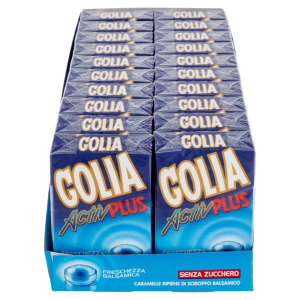 GOLIA CANDY ACTIV PLUS SUGAR FREE ASTUCCIO 46 GR (20 in a box)