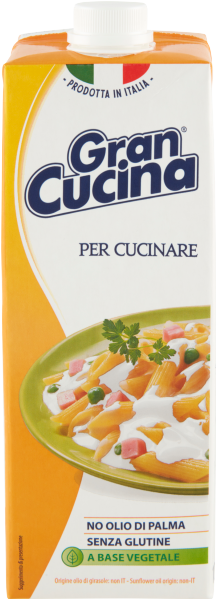 GRAN CUCINA PANNA DA CUCINA VEGETALE 1 LT (10 in a box)