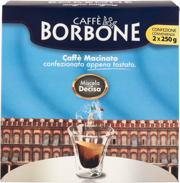 BORBONE COFFEE GROUND DECISA 250 GR X2 (8 in a box)