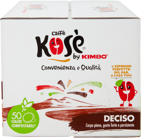 KOSE' COFFEE PODS ESE 44 MM DECISO X50 (6 in a box)