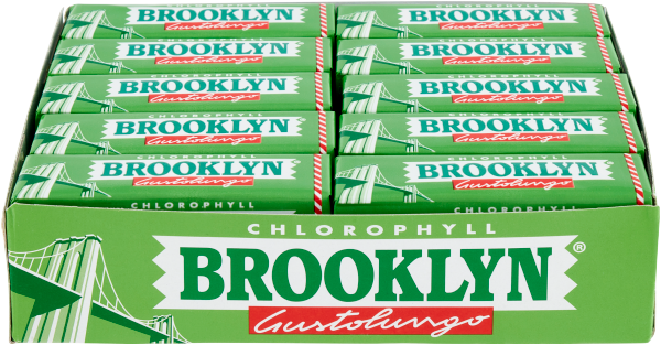 BROOKLYN CHEWING GUM CLOROPHILLA STICK 52 GR (20 in a box)