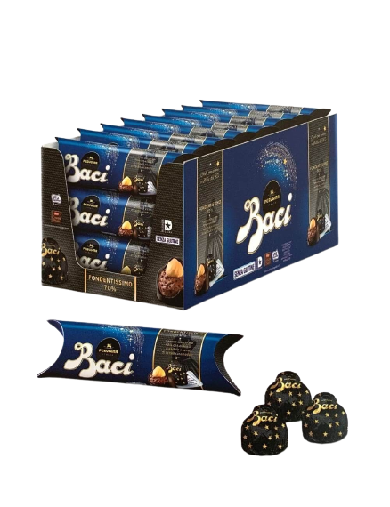 PERUGINA BACI BIJOU FONDENTISSIMO 70% STICK 37 GR T3 (21 in a box)
