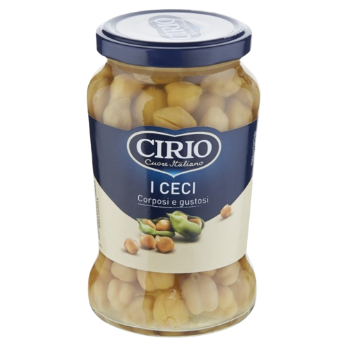 CIRIO LEGUMES CHICKPEAS IN BRINE 370 GR (12 in a box)