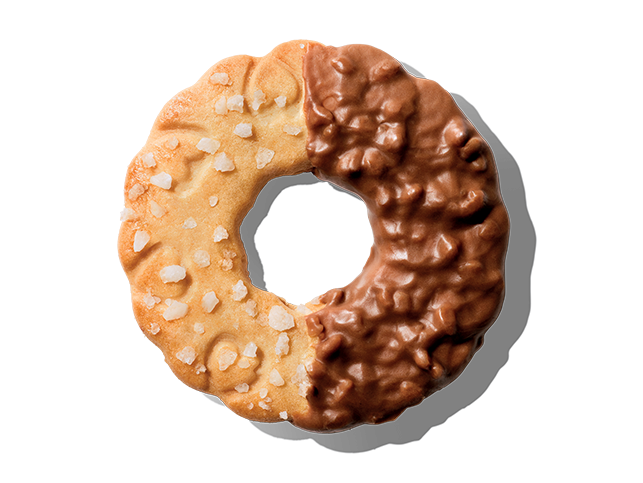 BAHLSEN BISCOTTI FROLLINI CHOCO RINGS 155 GR (14 in a box)