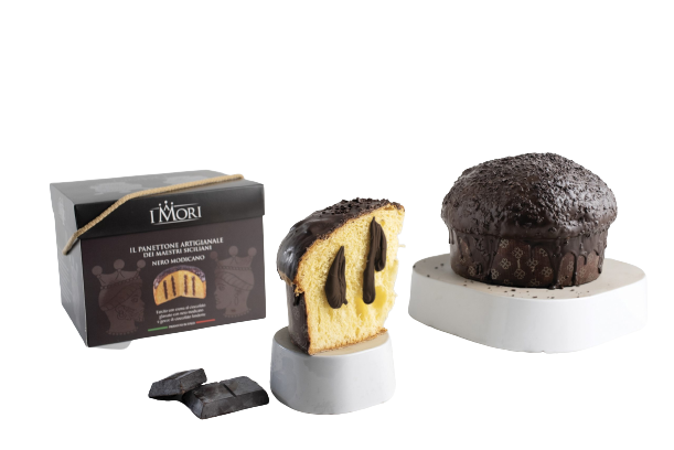 MORI PANETTONE ARTIGIANALE NERO MODICANO 900 GR (12 in a box)