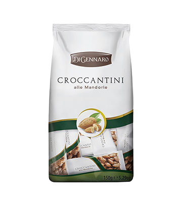 DI GENNARO TORRONCINI CROCCANTINI MANDORLE 150 GR (12 in a box)