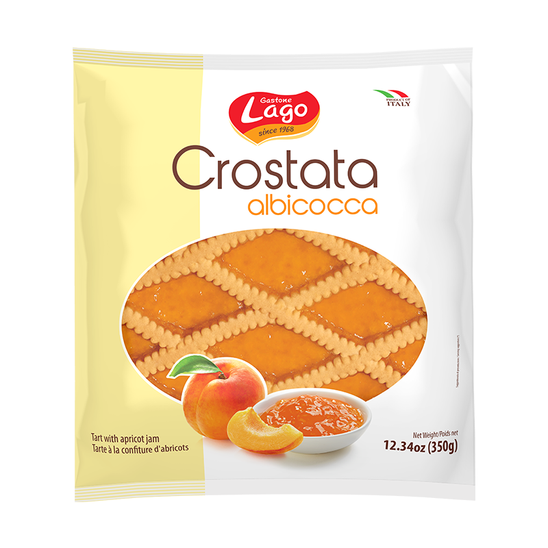 ELLEDI CROSTATA APRICOT 350 GR (12 in a box)
