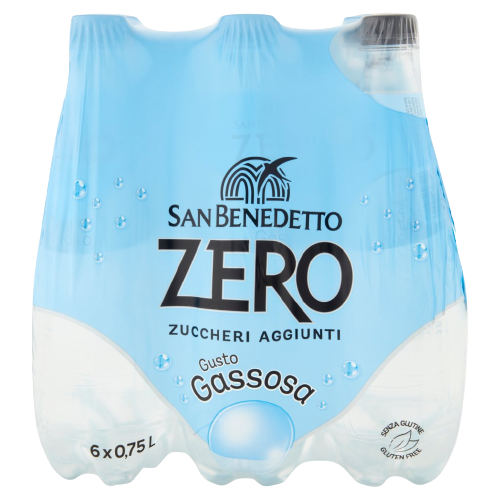 SAN BENEDETTO ZERO GASSOSA PET 750 ML (6 in a box)