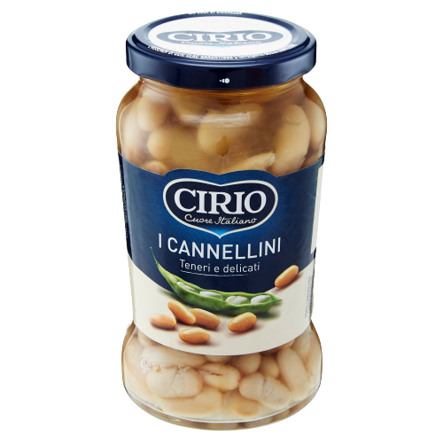CIRIO LEGUMES BEANS CANNELLINI IN BRINE 370 GR (12 in a box)
