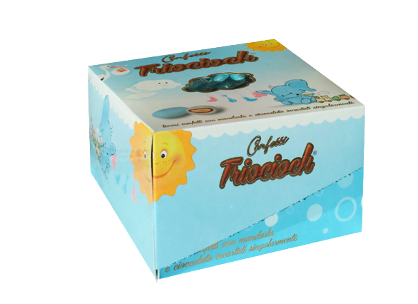 MAXTRIS CONFETTI TRIOCIOCK SKY BLUE TRAY 500 GR (8 in a box)