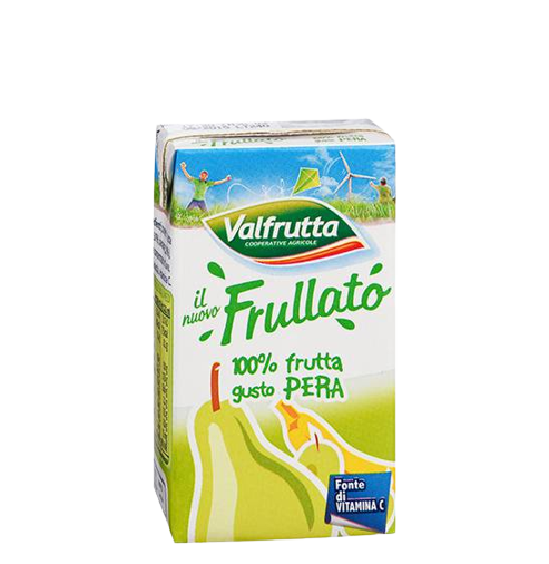 VALFRUTTA FRULLATO FRUIT JUICE PERA BRICK 125 ML X3 (8 in a box)