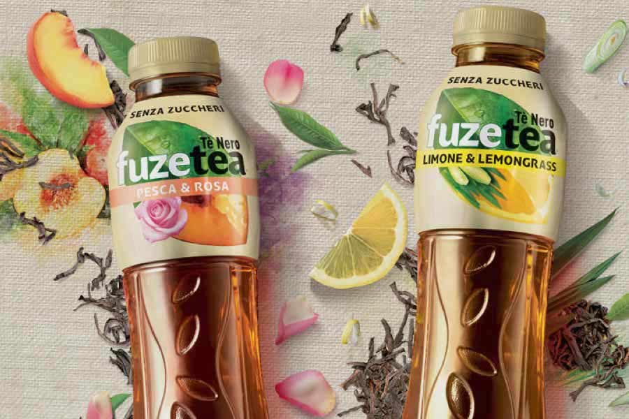 FUZETEA TEA PEACH SUGAR FREE PET 400 ML (12 IN A BOX)