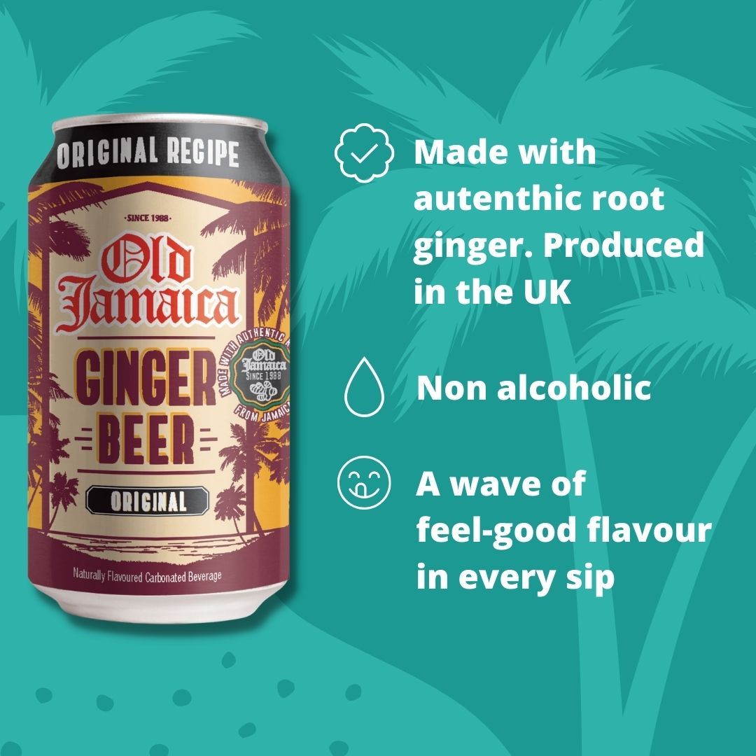 OLD JAMAICA GINGER BEER REGULAR CANS GB 330 ML (24 in a box)