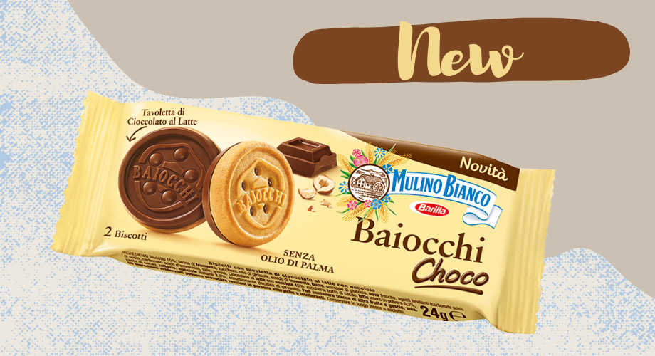 MULINO BIANCO BISCOTTI BAIOCCHI CHOCO MULTIPACK X6 144 GR (12 in a box)