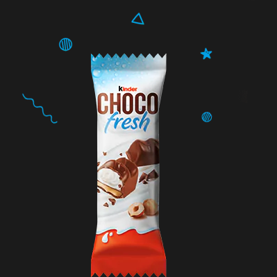 KINDER CHOCO FRESH CHOCOLATE X5 105 GR (10 in a box)