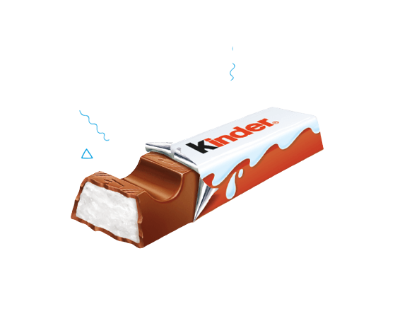 KINDER SNACK BARS CHOCOLATE T.8 100 GR (10 in a box)
