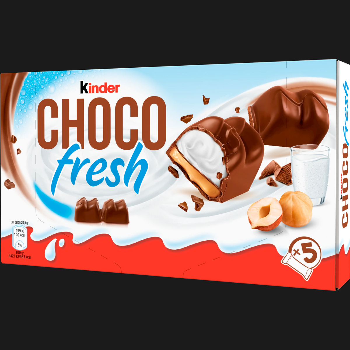 KINDER CHOCO FRESH CIOCCOLATO X5 105 GR 10 in a box Cibimarket