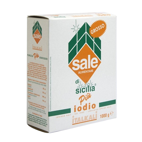 ITALKALI SALT OF SICILY IODATE GROSSO LARGE 1 KG (12 in a box)