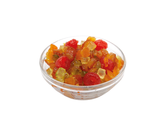 GI. AN. AROMI CRYSTALLIZED MACEDONIA CUBED 45 GR (12 in a box)