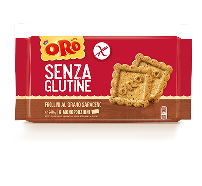 SAIWA ORO BISCOTTI BUCKWHEAT GLUTEN FREE 240 GR (10 in a box)
