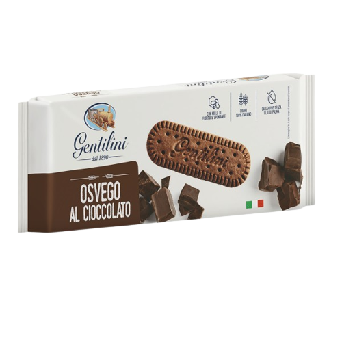 GENTILINI BISCOTTI OSVEGO CHOCOLATE 250 GR (14 in a box)