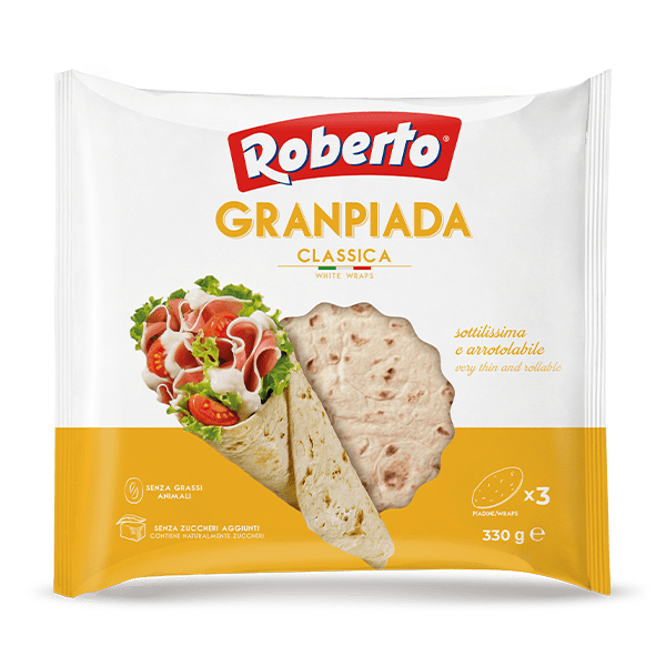 ROBERTO BAKERY GRAN PIADA CLASSIC X3 330 GR (10 in a box)