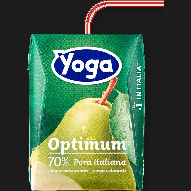YOGA OPTIMUM FRUIT JUICE PEAR BRICK 200 ML X3 (8 IN A BOX)