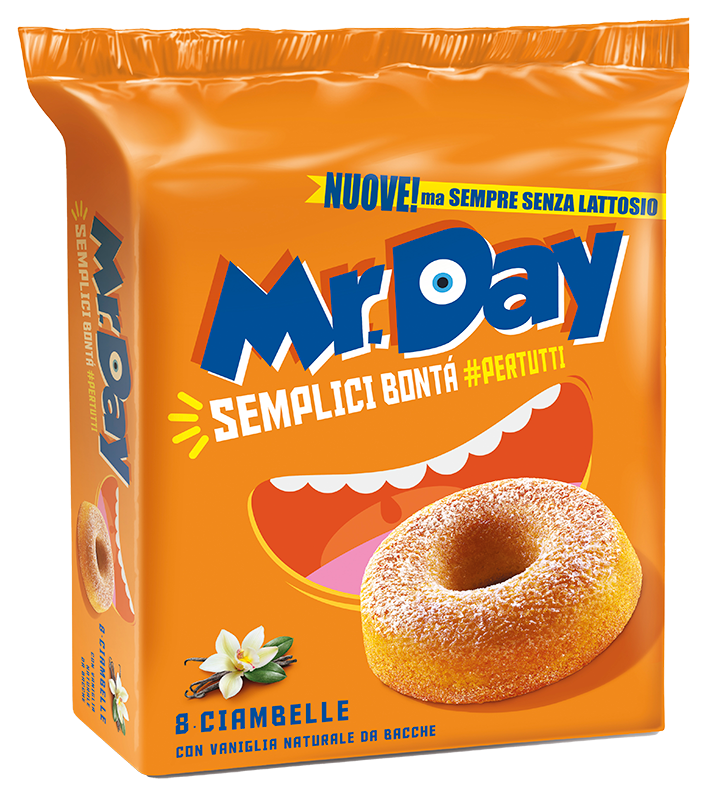 MR.DAY DONUT VANILLA X8 300 GR (8 in a box)