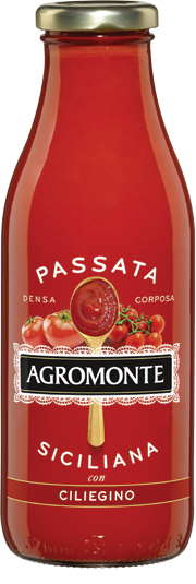 AGROMONTE PASSATA POMODORINO CILIEGINO 520 GR (12 in a box)