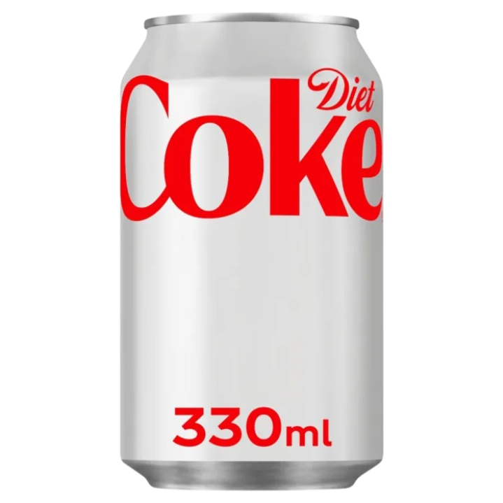 COCA COLA DIET COKE CANS GB 330 ML (24 in a box)