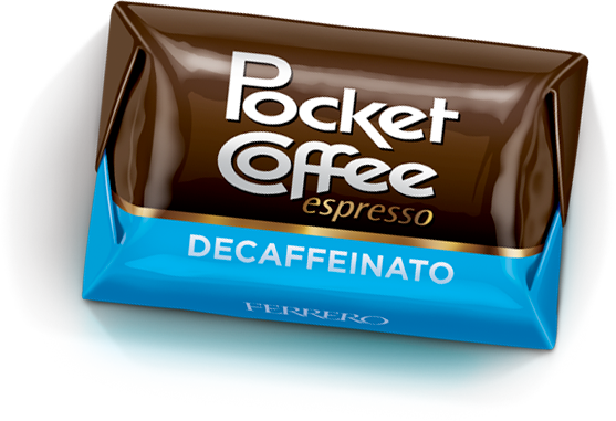 FERRERO POCKET COFFEE PRALINES ESPRESSO DECAFFEINATED T5 62 GR (12 in a box)