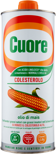 CUORE CORN SEED OIL VITAMINIZED 1 LT (10 in a box)