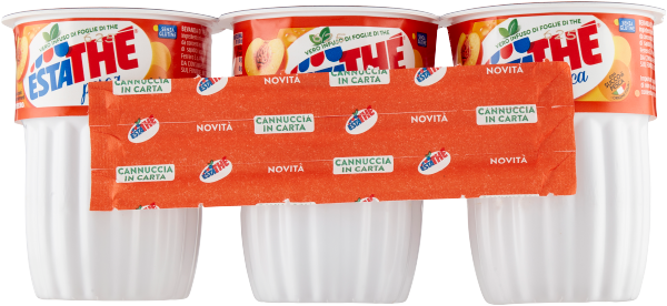 ESTATHE' TEA PEACH CUP 200 ML X3 (24 IN A BOX)