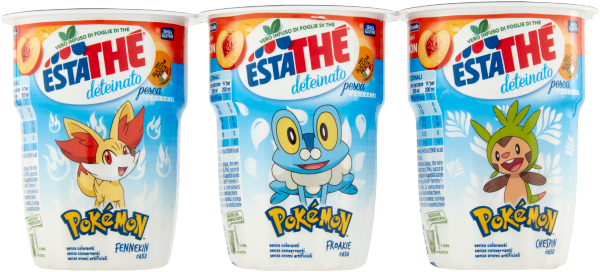 ESTATHE' TEA DETEINATED PEACH CUP 200 ML X3 (24 IN A BOX)