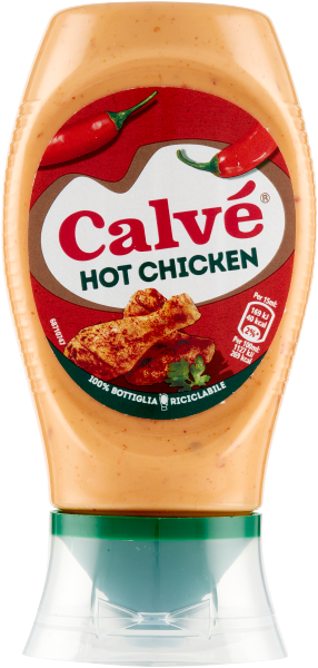 CALVE' SAUCE HOT CHICKEN SPICY TOP DOWN 250 ML (8 in a box)