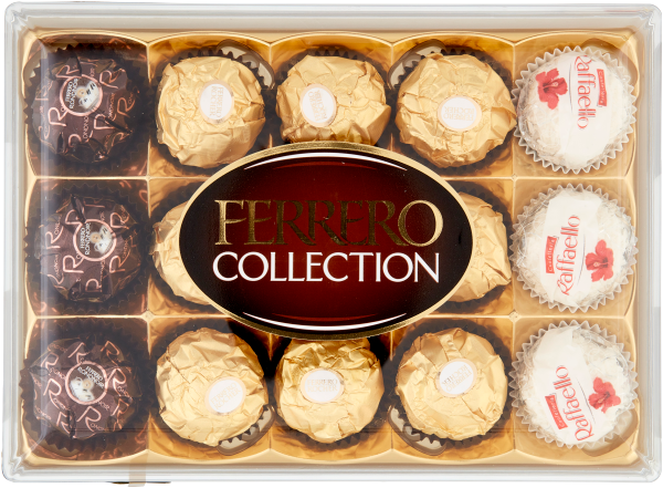 FERRERO COLLECTION PRALINES MIX T16 168 GR (6 in a box)