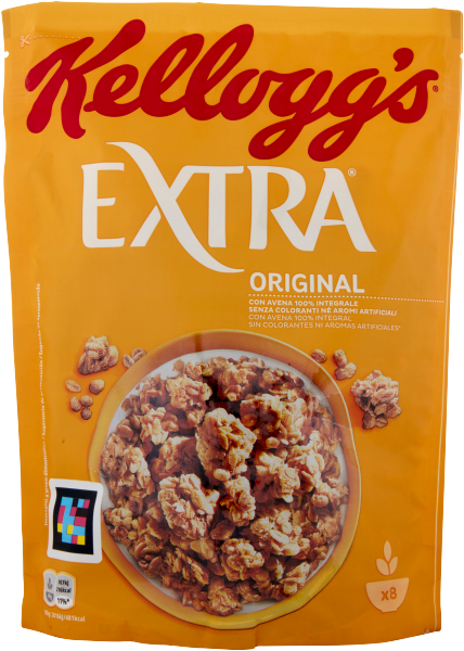 KELLOGG'S CEREALS EXTRA ORIGINAL 375 GR (8 in a box)