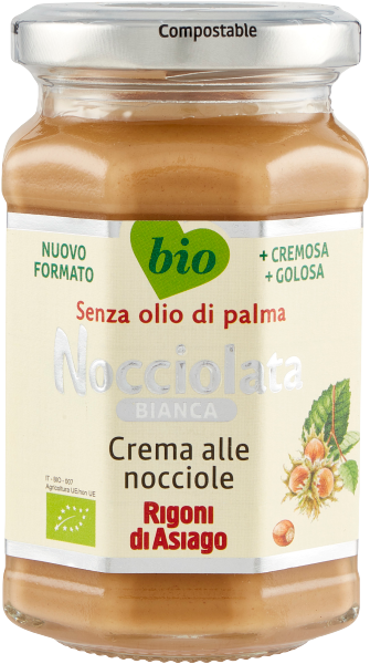 RIGONI SPREAD CREAM NOCCIOLATA WHITE 250 GR (6 in a box)