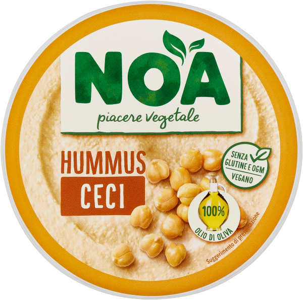 NOA HUMMUS SPREAD CHICKPEAS 175 GR (4 in a box)