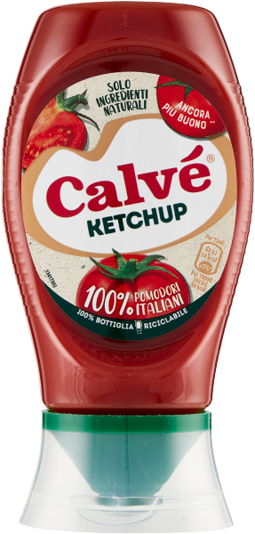 CALVE' KETCHUP SWEET TOP DOWN 250 GR (9 in a box)